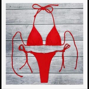 NWOT Red Bikini Set